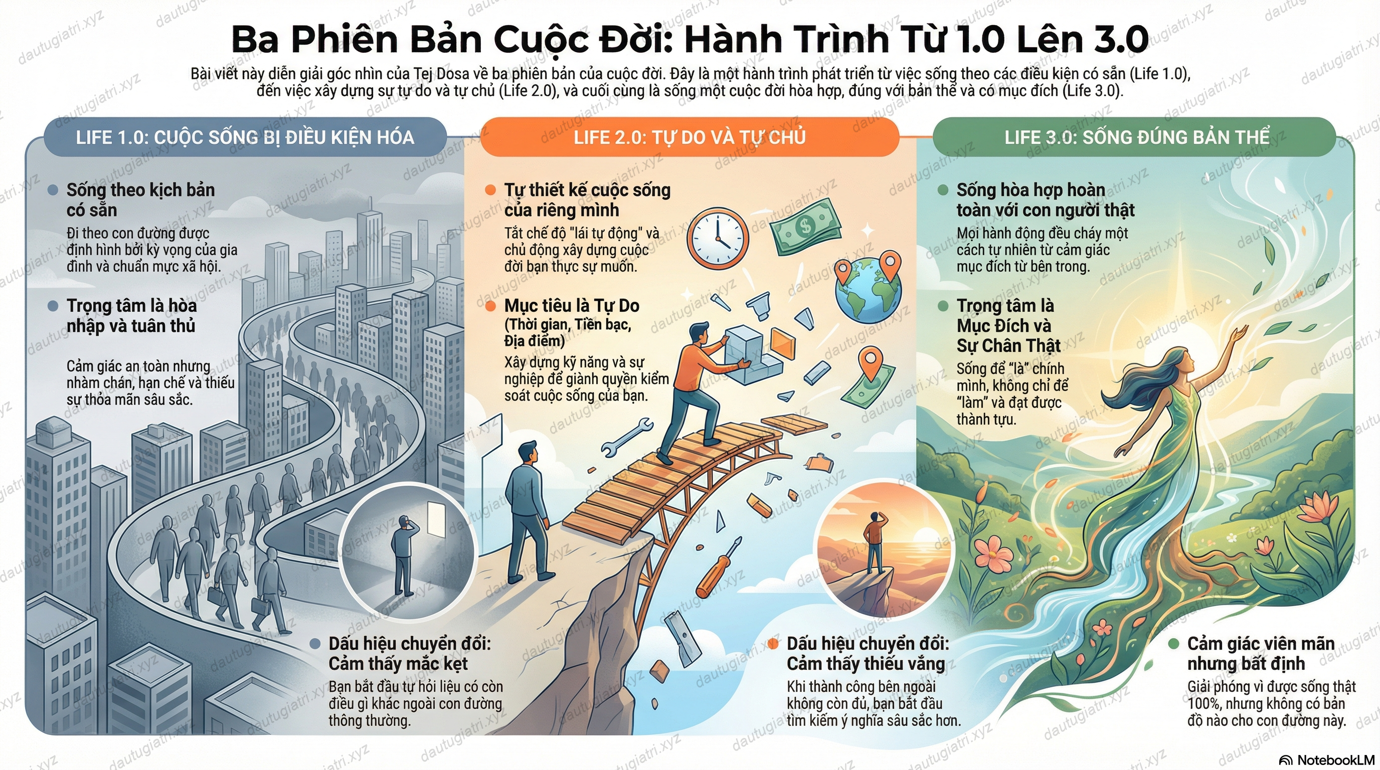 Ba phiên bản cuộc đời: từ Life 1.0 đến Life 3.0