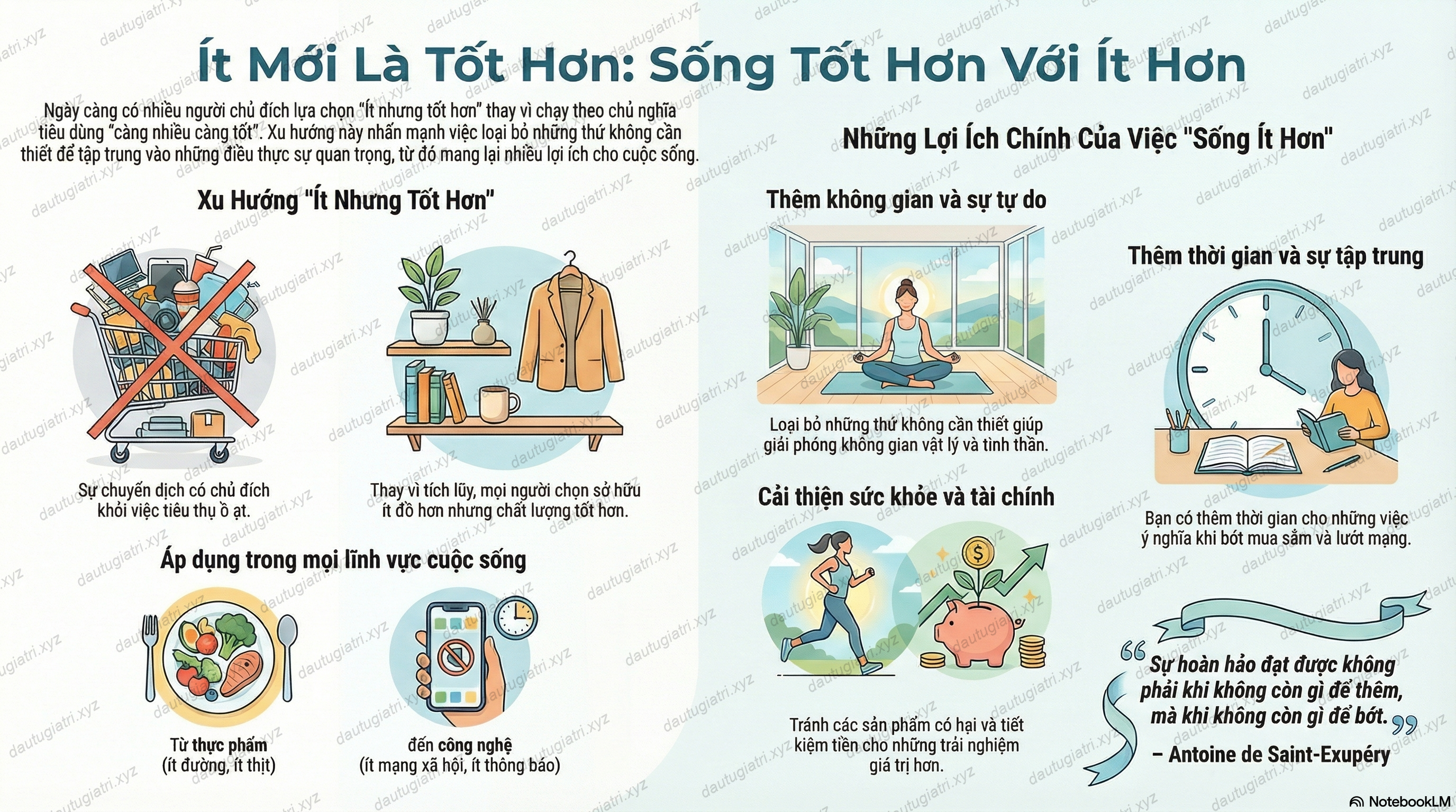 Sống tốt hơn với ít hơn