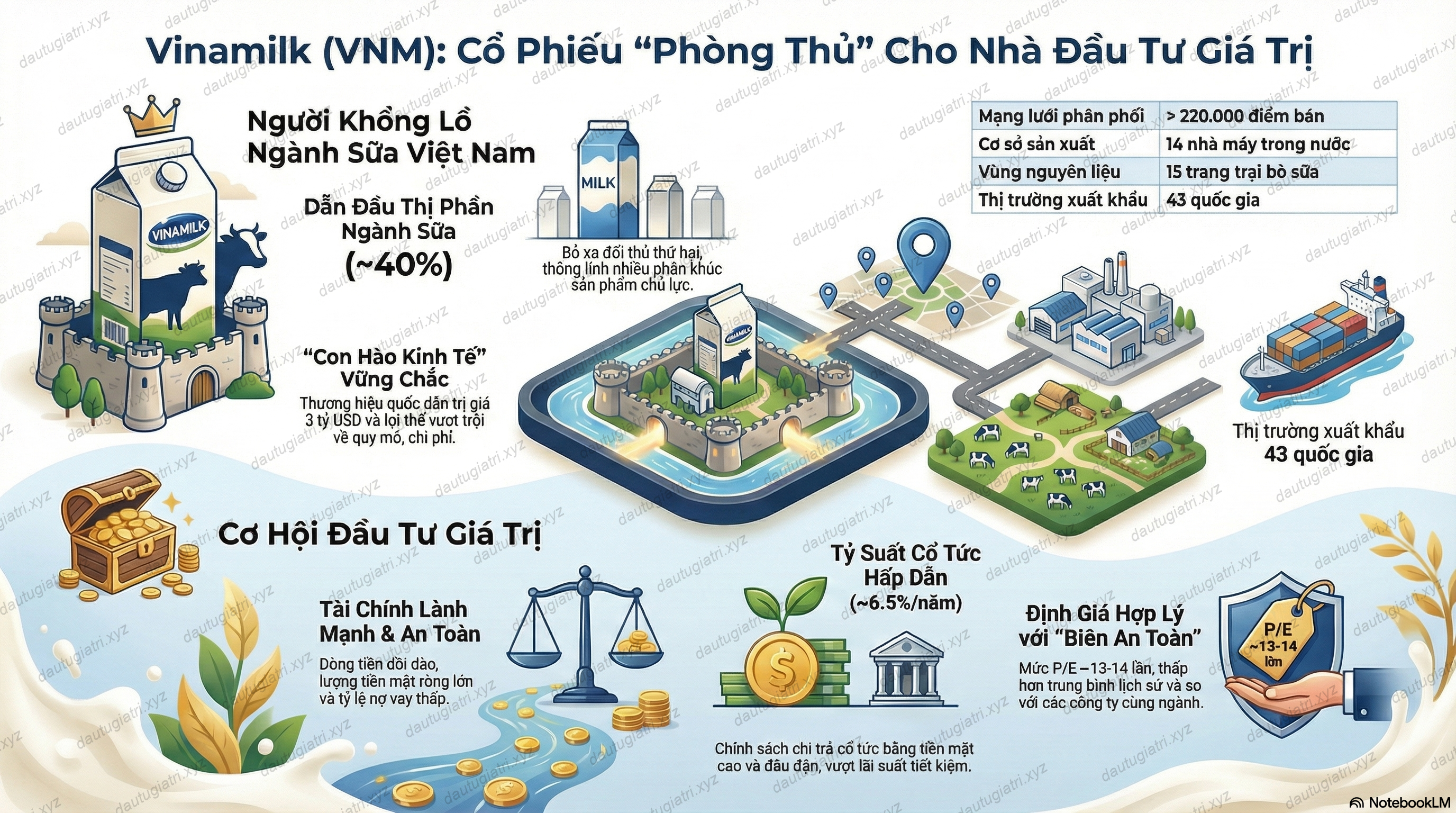 Công ty Cổ phần Sữa Việt Nam (Vinamilk) - Ông lớn ngành sữa với lợi thế cạnh tranh bền vững