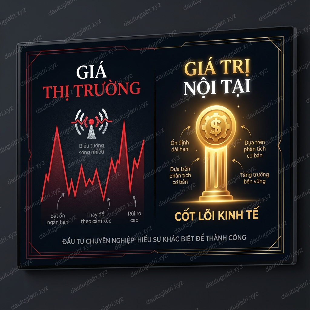 So sánh Giá thị trường vs Giá trị thật - Benjamin Graham