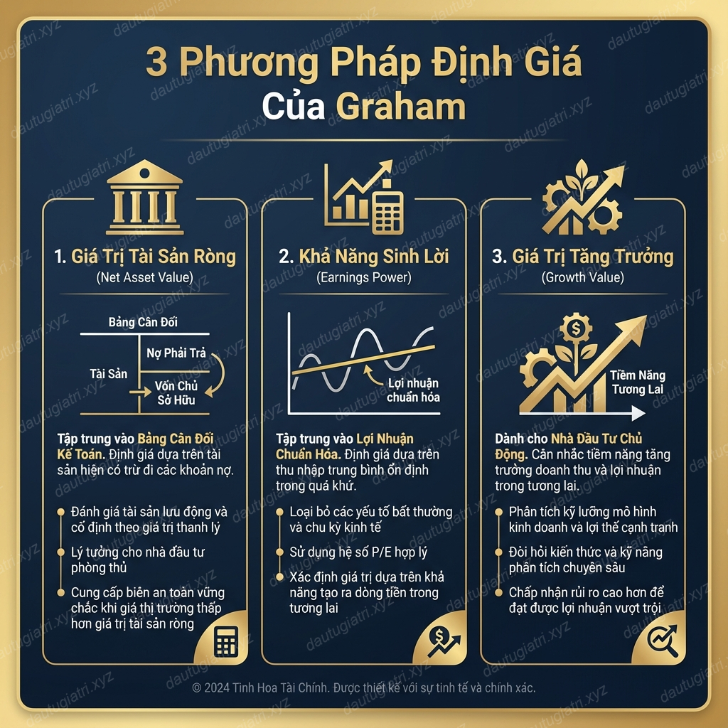 3 Phương pháp định giá của Benjamin Graham