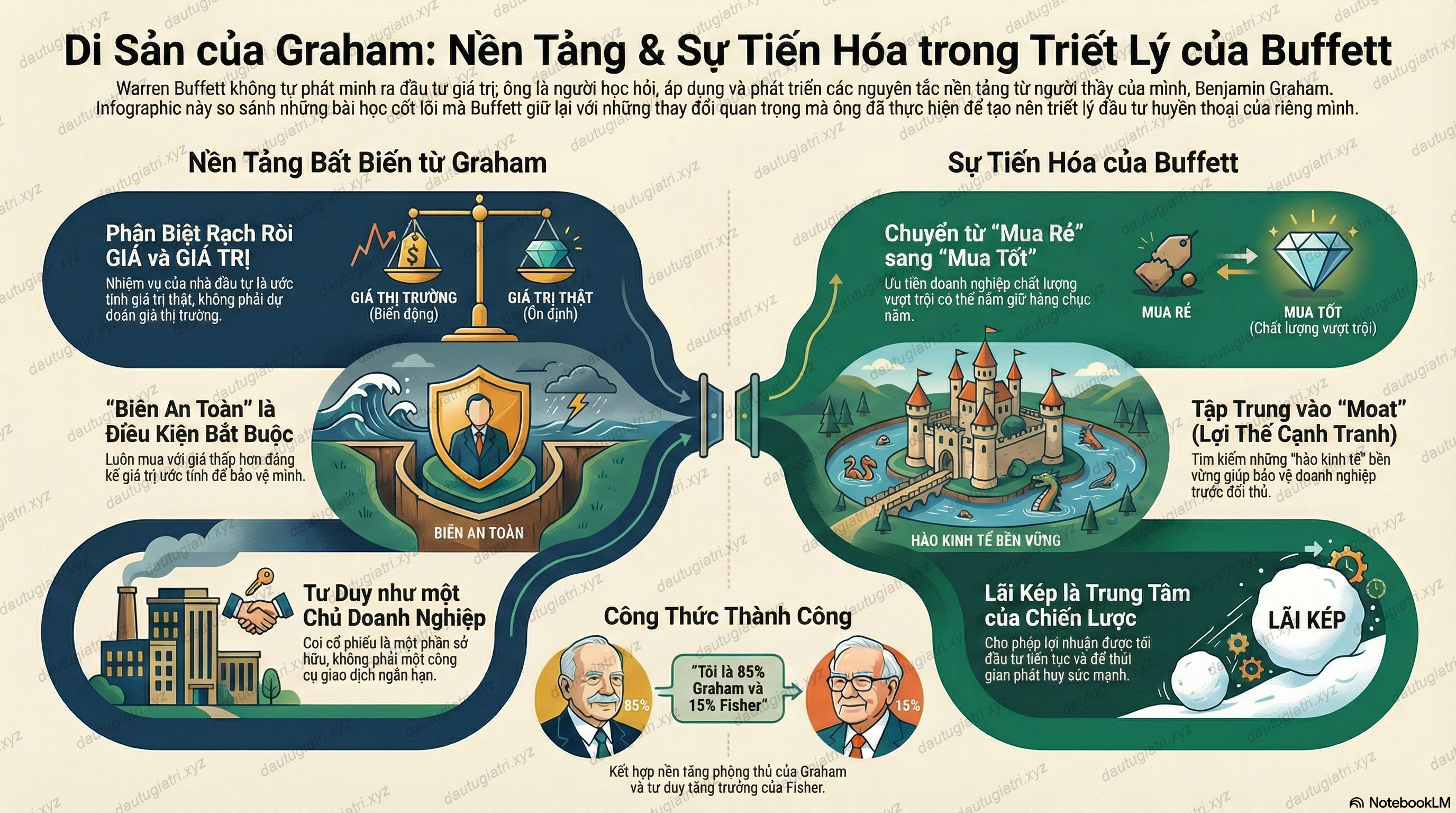 Di sản của Graham: Nền tảng và sự tiến hóa trong triết lý của Buffett